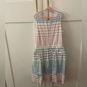 Polo by Ralph Lauren Pastel Striped Kids Dress Size 10
